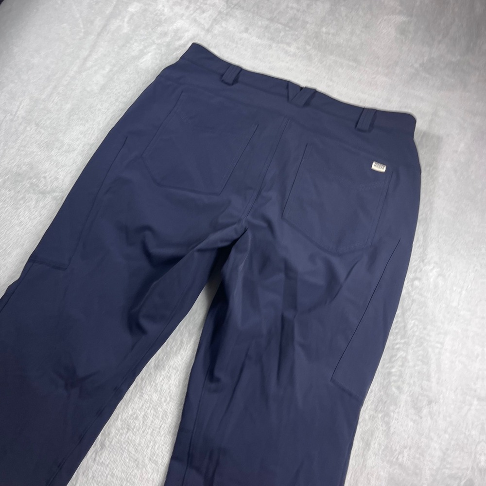 Duluth Trading Co Flexpedition Bootcut Pants Navy Blue 14x33 Hiking Work 95704 - Picture 12 of 13